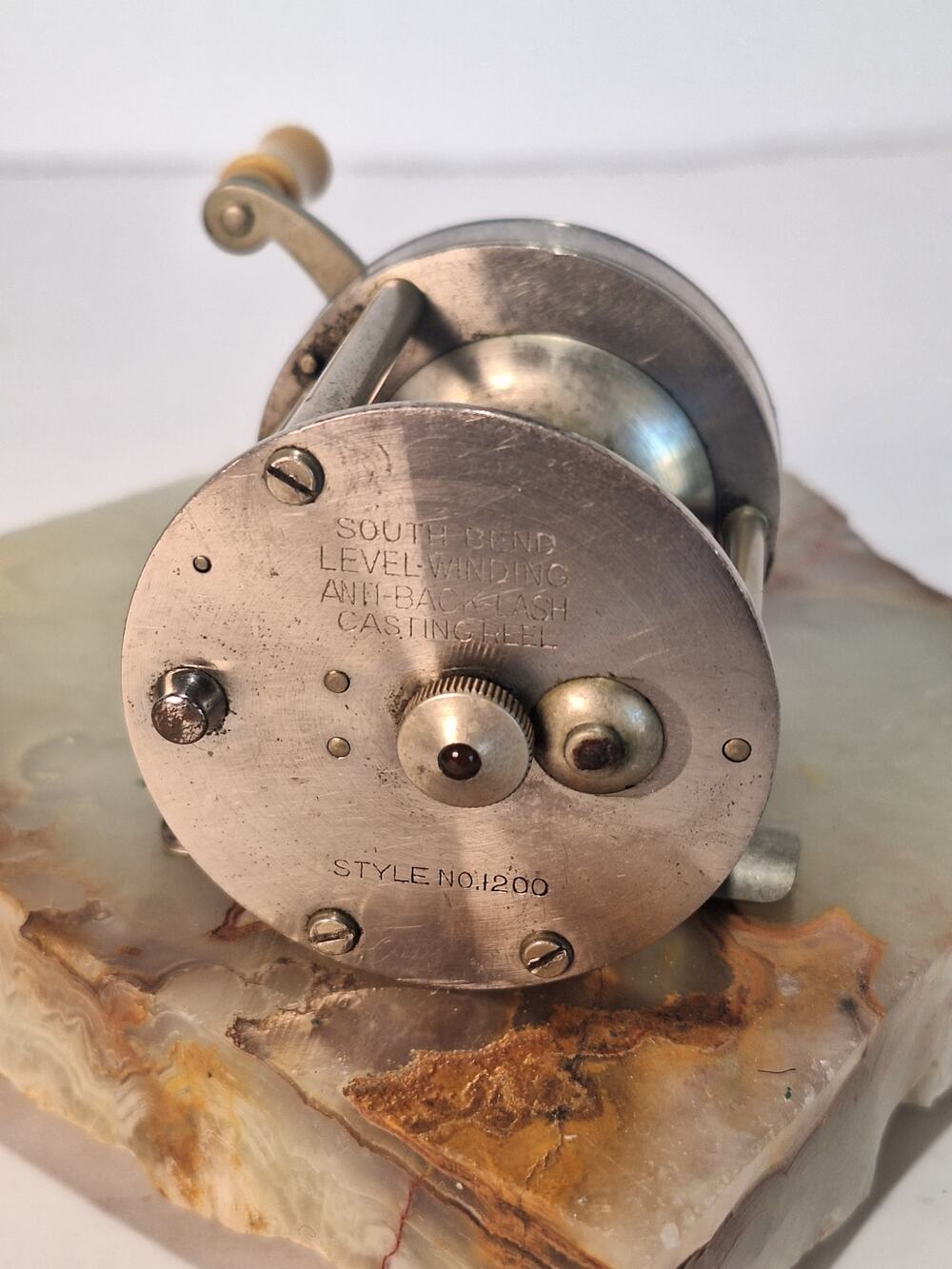Vintage South Bend Style No 1200 Level Winding Anti-Back-Lash Reel - Excellent